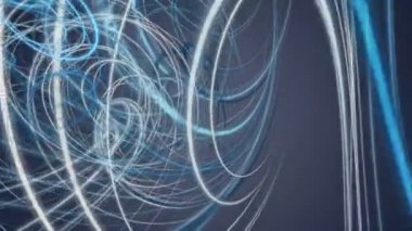 fantastik video animasyon hareketli parçacık Şerit nesne ile döngü hd 1080p