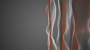 fantastik video animasyon ile dalga nesne hareket, döngü hd 1080p