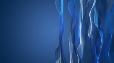 fantastik video animasyon ile dalga nesne hareket, döngü hd 1080p