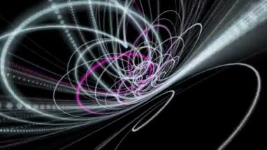 parçacık Şerit nesne hareket ile fantastik video animasyon döngüsü hd 1080p