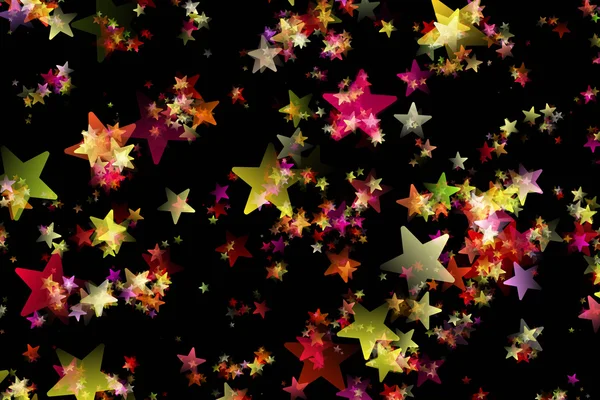 Maravilhoso desenho de fundo de Natal ilustração com estrelas — Fotografia de Stock