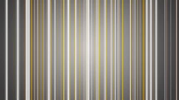 Fantastique animation vidéo avec un objet rayé en mouvement, boucle HD 1080p 