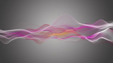 fantastik video animasyon ile dalga nesne hareket, döngü hd 1080p