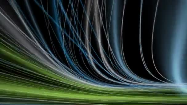 Fantastique animation éco vidéo avec un objet rayé en mouvement, boucle HD 1080p 