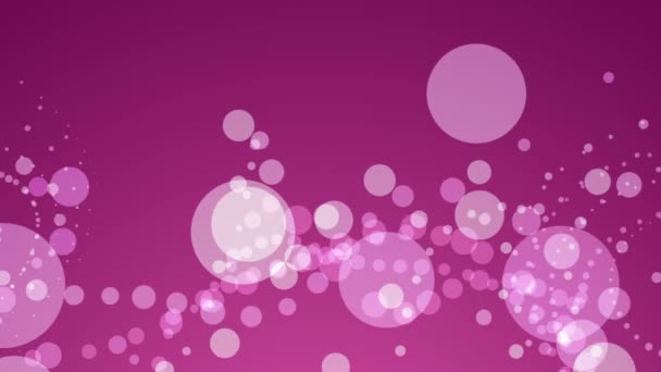 Wonderful video animation with bubbles in motion, loop HD 1080p — Stock Video