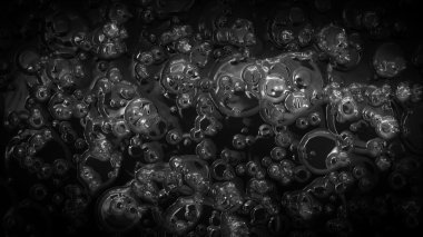 Mükemmel soyut resimli cam deseni