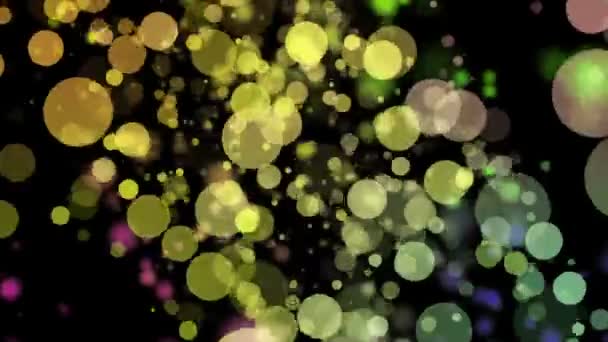 Underbar video animation med bubblor i rörelse, slinga hd 1080p — Stockvideo