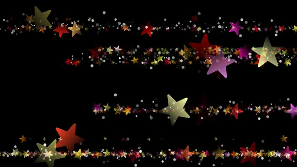 Maravilloso diseño de fondo de Navidad con estrellas y copos de nieve —  Fotos de Stock