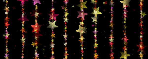 Fantástico diseño navideño con estrellas brillantes —  Fotos de Stock