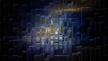 Mükemmel soyut resimli cam deseni