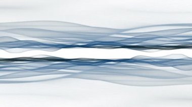 fantastik video animasyon ile dalga nesne hareket, döngü hd 1080p