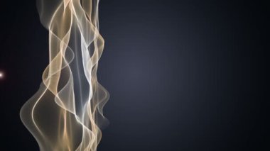 Fütüristik video animasyon ile dalga nesne ve hareket, ışık döngü Hd 1080p