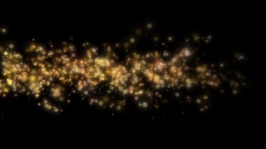 Hareket, ışık parçacıkları ile fütüristik video animasyon döngü Hd 1080p