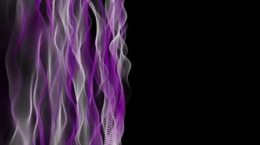 Romantik video animasyon ile hareket, dalga nesnesinde döngü Hd 1080p