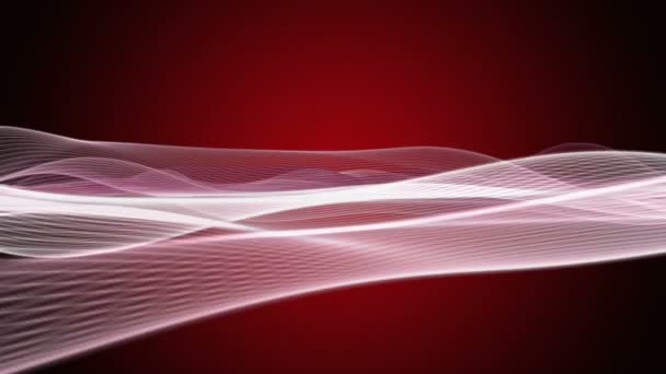 Fantastique animation vidéo avec l'objet vague en mouvement, boucle HD 1080p 