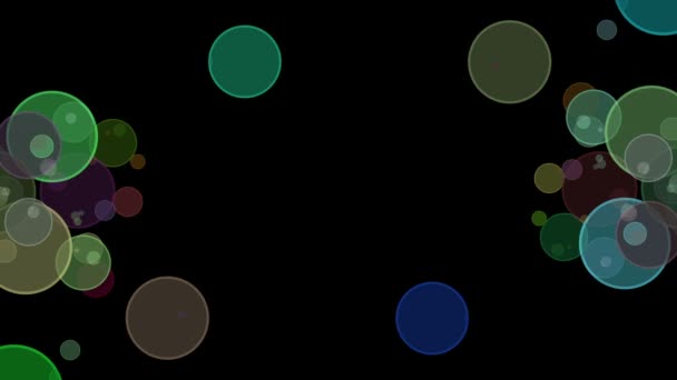 Magnifique animation vidéo avec bulles en mouvement, boucle HD 1080p 