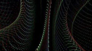 parçacık Şerit nesne hareket ile fantastik video animasyon döngüsü hd 1080p