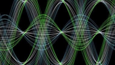 parçacık Şerit nesne hareket ile fantastik Eko video animasyon döngüsü hd 1080p