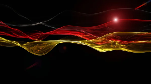 Alman spor olayları için ışıkları renklerle resimli