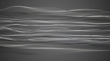 fantastik video animasyon ile dalga nesne hareket, döngü hd 1080p