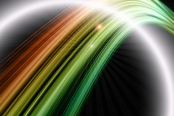 Futuristic eco wave background design with lights — Stock Photo, Image