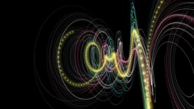 parçacık Şerit nesne hareket ile fantastik video animasyon döngüsü hd 1080p