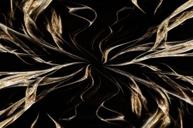 harika soyut resimli cam nesne