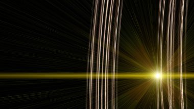 Işıklı gelecek çizgili arkaplan tasarımı
