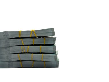 Many wads of money. Stacks of money. Financial and business concept. Business, Banking Concept. Cash Isolated. Close Up. Banknotes In Bank Package Armenian dram 20000 banknotes. High quality