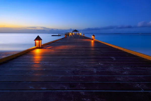 Sunset on the beach. Stock Image