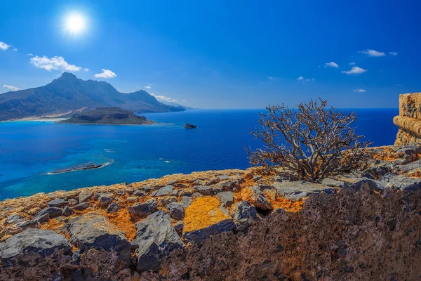 Gramvousa Adası. Crete, Yunanistan.