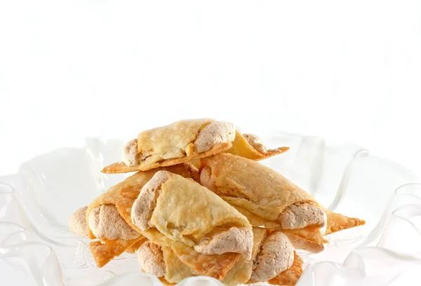 Homemade Pastry Horn Cookies — Stock Photo, Image