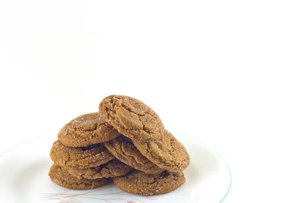 Homemade Sugared Molasses Cookies — Stock Photo, Image