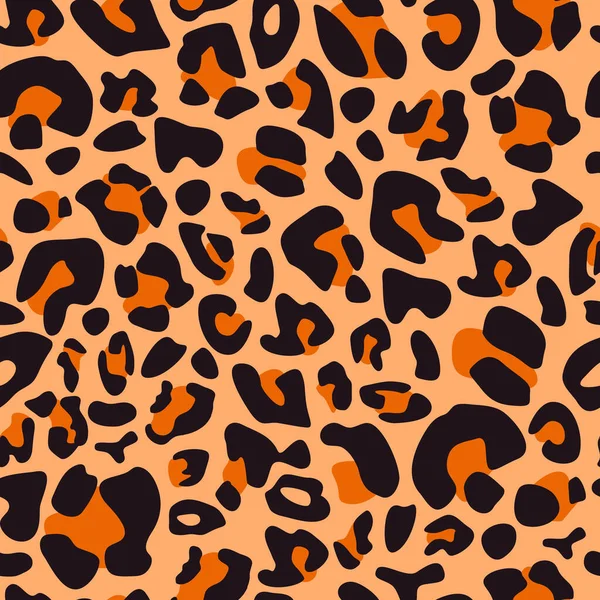 Stampa astratta del modello leopardo animale senza cuciture — Vettoriale Stock