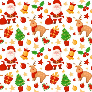 Noel ya da Yeni Yıl vektörleri pürüzsüz