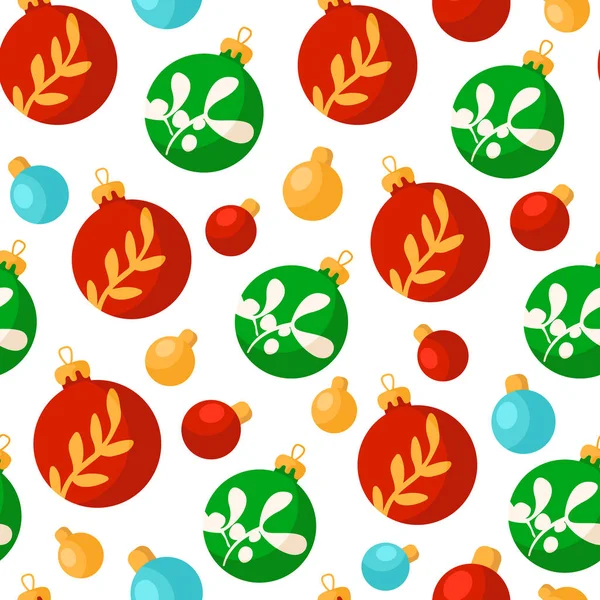 Nahtloses Muster für Weihnachten oder Neujahr — Stockvektor