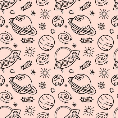 Boşluk siyah ve beyaz, pürüzsüz desen