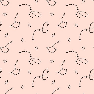 Boşluk siyah ve beyaz, pürüzsüz desen