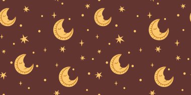 Uzay gökyüzü çocukları kusursuz desen