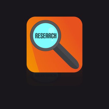 Düz Araştırma etiket olan büyüteç simgesiyle