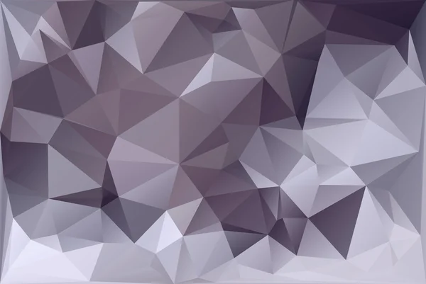 紫色の三角形ポリゴンの背景 — ストックベクタ