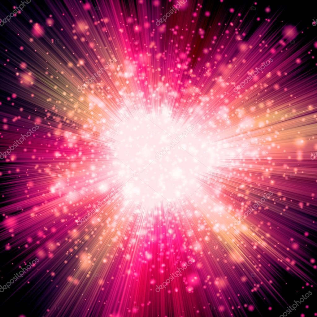 Pink Burst With Sparkles Background — Stock Photo © Majk88 58280955