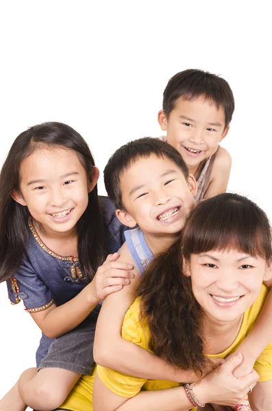 Retrato de família feliz — Fotografia de Stock