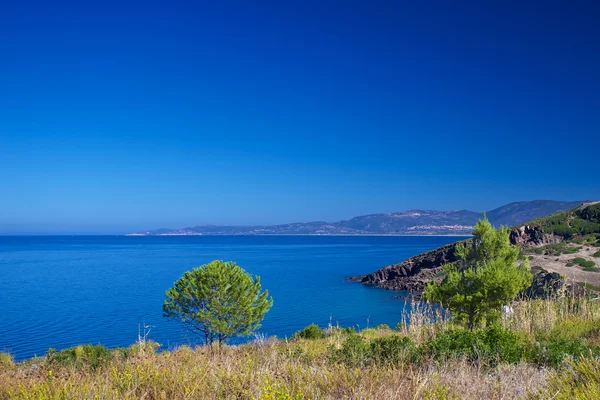 Castelsardo Sardunya kıyılarında