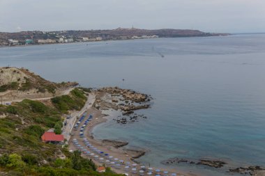 Doğu Akdeniz 'deki Yunan güneş adasında tatil hissi - Rodos / Yunanistan