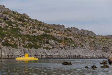 Doğu Akdeniz 'deki Yunan güneş adasında tatil hissi - Rodos / Yunanistan