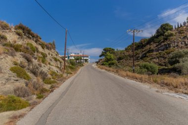 Doğu Akdeniz 'deki Yunan güneş adasında tatil hissi - Rodos / Yunanistan