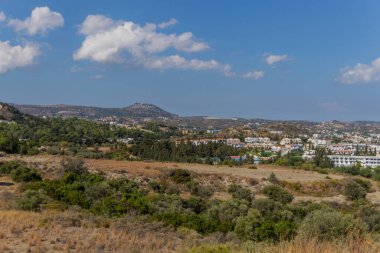 Doğu Akdeniz 'deki Yunan güneş adasında tatil hissi - Rodos / Yunanistan