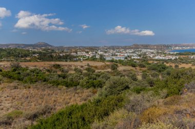 Doğu Akdeniz 'deki Yunan güneş adasında tatil hissi - Rodos / Yunanistan