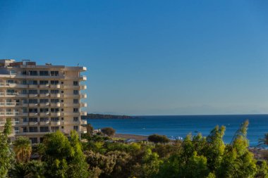 Doğu Akdeniz 'deki Yunan güneş adasında tatil hissi - Rodos / Yunanistan